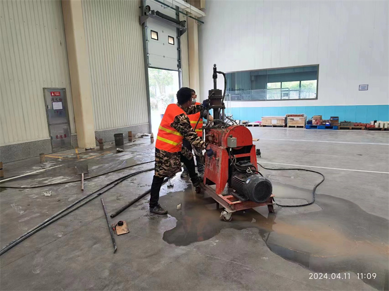 宿州厂房地面下沉塌陷注浆加固施工